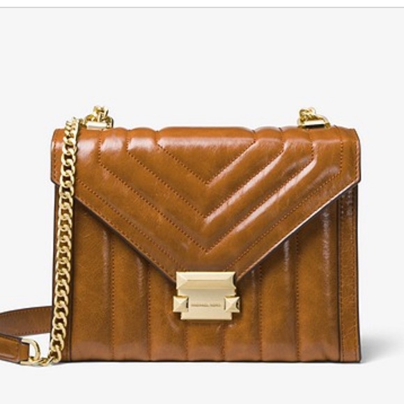 Michael Kors Handbags - Michael Kors Whitney Large Leather Convertible Bag
